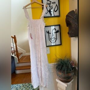 EVA MENDES x NY & CO White MAXI DRESS SIZE XL Nw